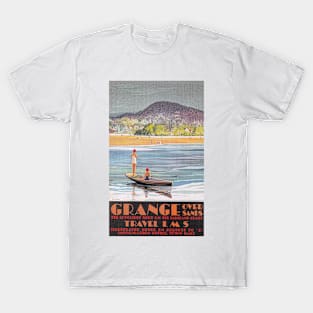 Grange-over-Sands - LMS - Vintage Railway Travel Poster - 1923-1947 T-Shirt